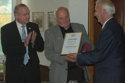 Achim Franke - WVV-Ehrennadel in GOLD - SCU Lüdinghausen