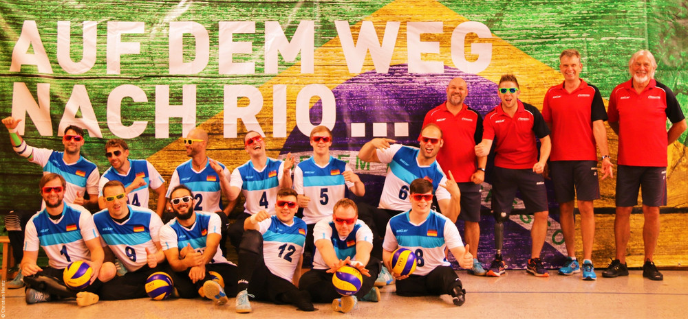 Sitzvolleyball - Nationalmannschaft bereitet sich auf die Paralympics in Rio vor